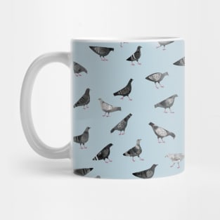 Pigeons Doing Pigeon Things Mug